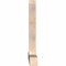 Ekena Millwork Portland Smooth Timber Gable Bracket, Douglas Fir, 96"W x 48"H x 5 1/2"D x 5 1/2"F, 12/12 Pitch GBW096X48X0606POR00SDF - alternate 3